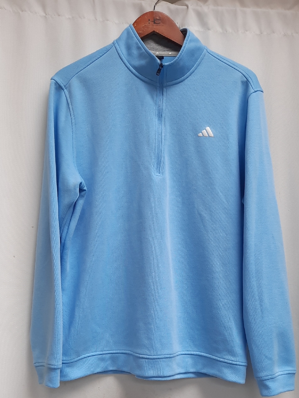 Adidas Mens Elevated‎ Lightweight Quarter Zip Pullover  Blue Burst Size Large